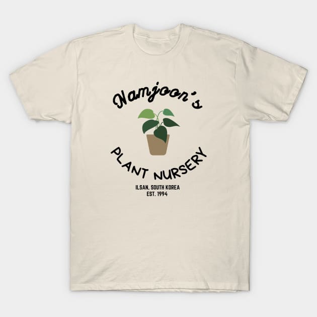 Namjoon's Plant Nursery (BTS) T-Shirt by e s p y